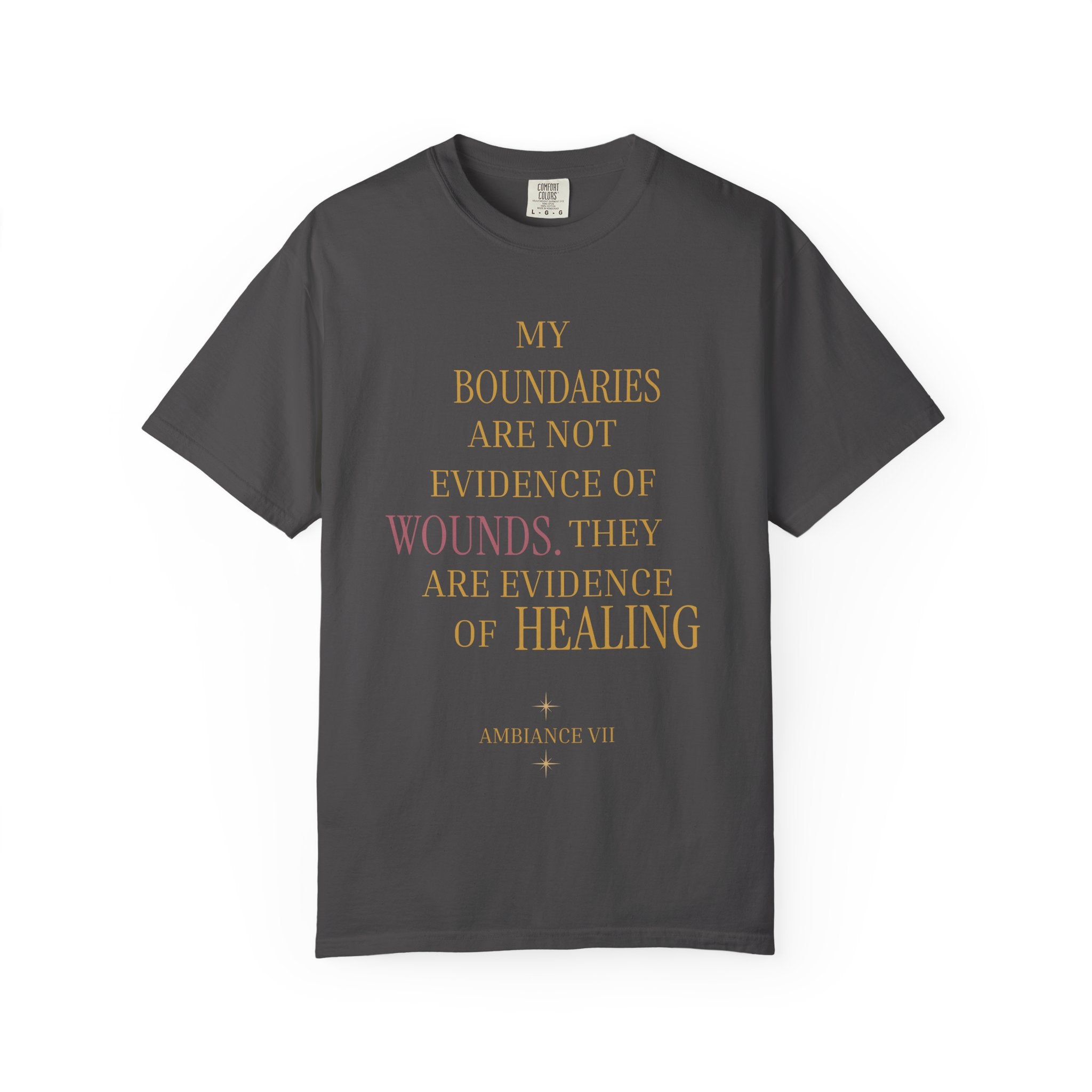 My Boundaries Are Evidence of Healing- oversized t shirt