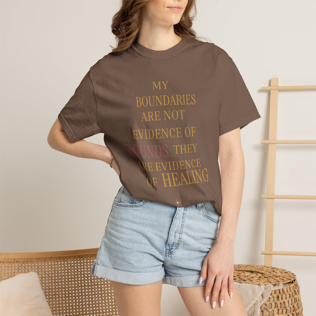 My Boundaries Are Evidence of Healing- oversized t shirt