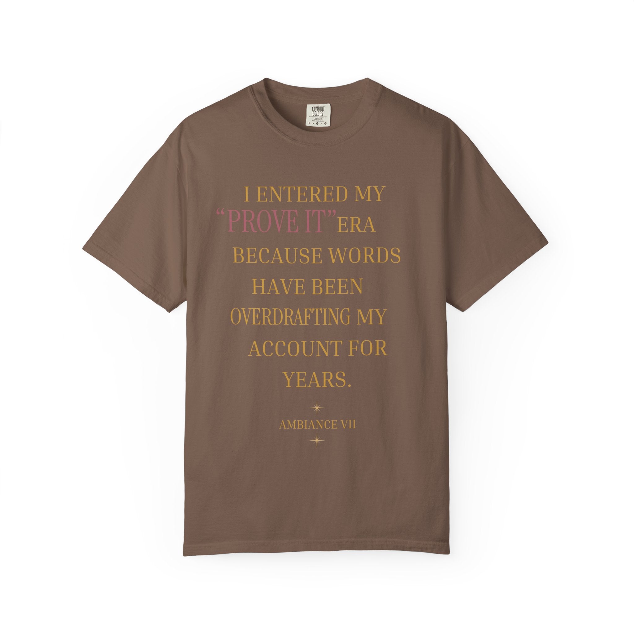 I ENTERED MY "PROVE IT" ERA- OVERSIZED T-SHIRT