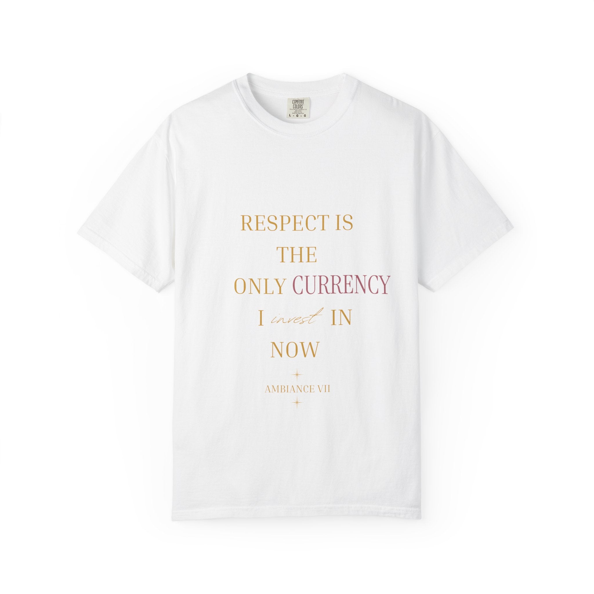 Respect Is the Only Currency Oversized t- shirt