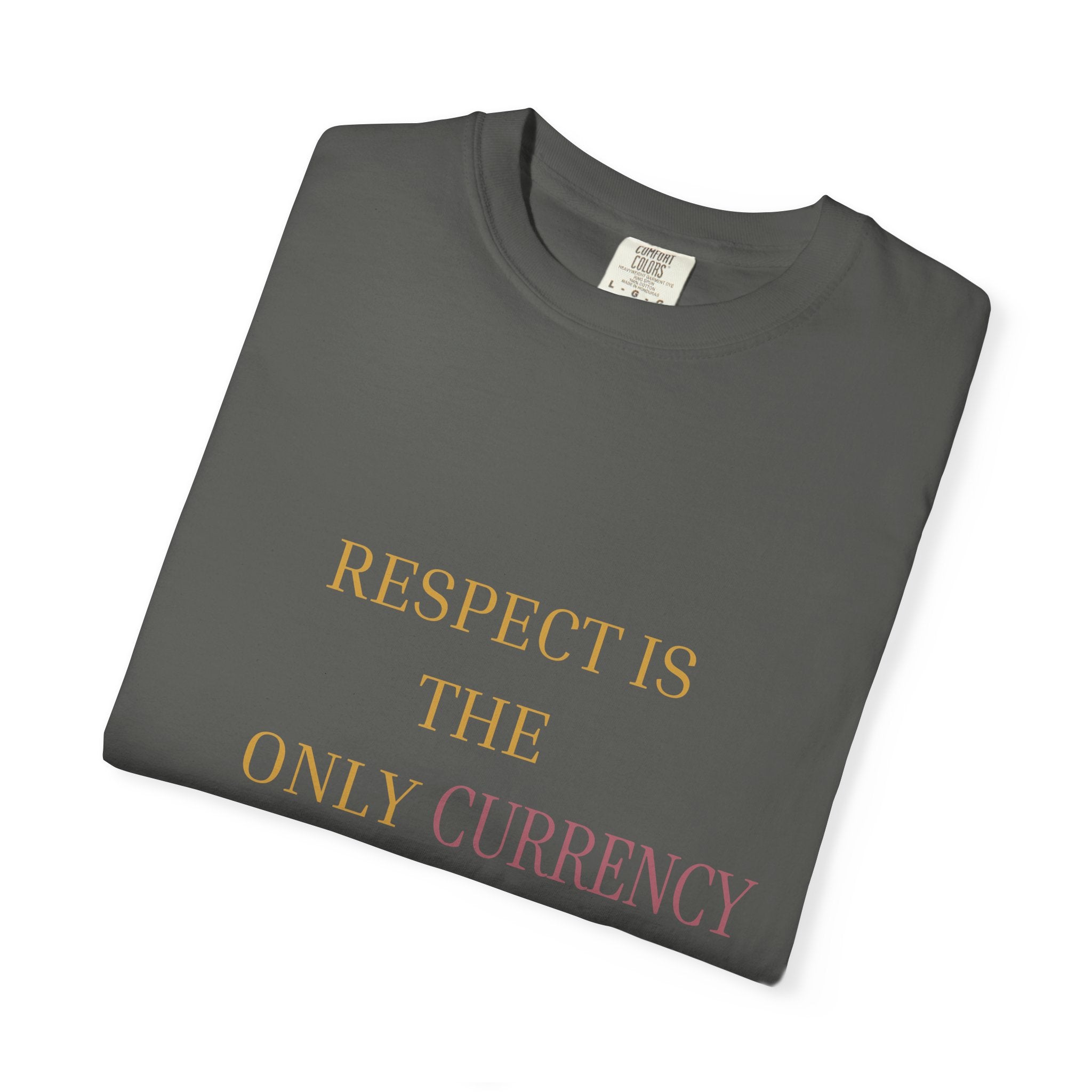 Respect Is the Only Currency Oversized t- shirt