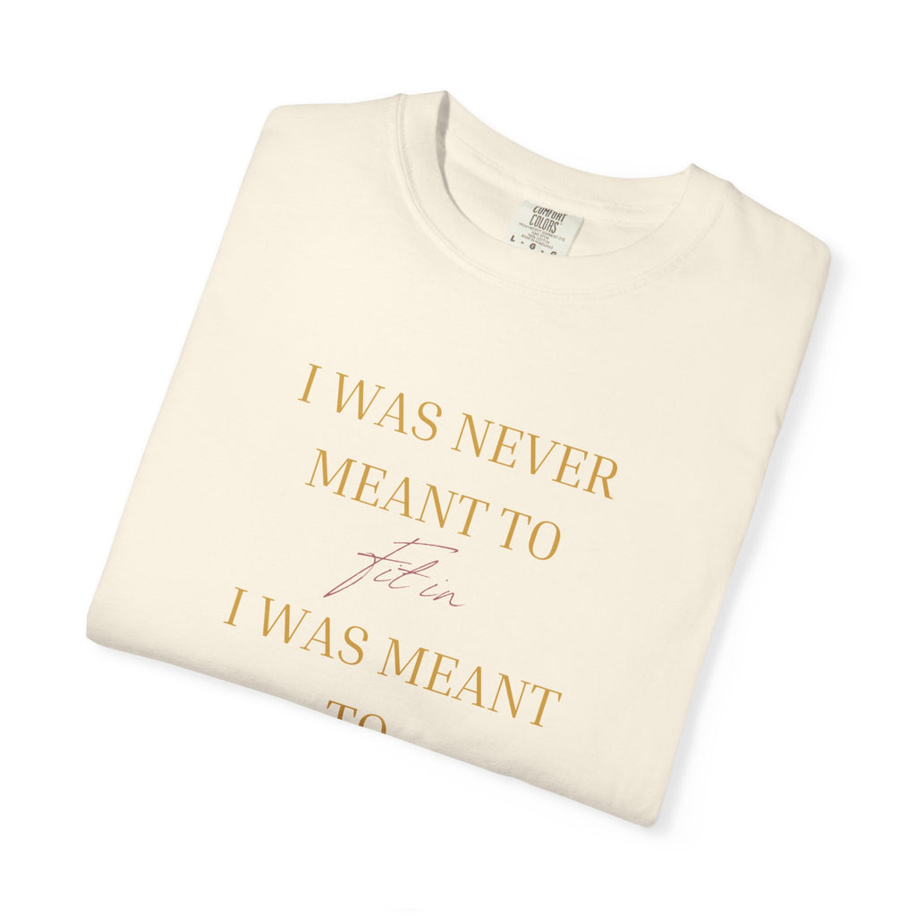 “I Was Never Meant to Fit IN ”OVERSIZED T SHIRT