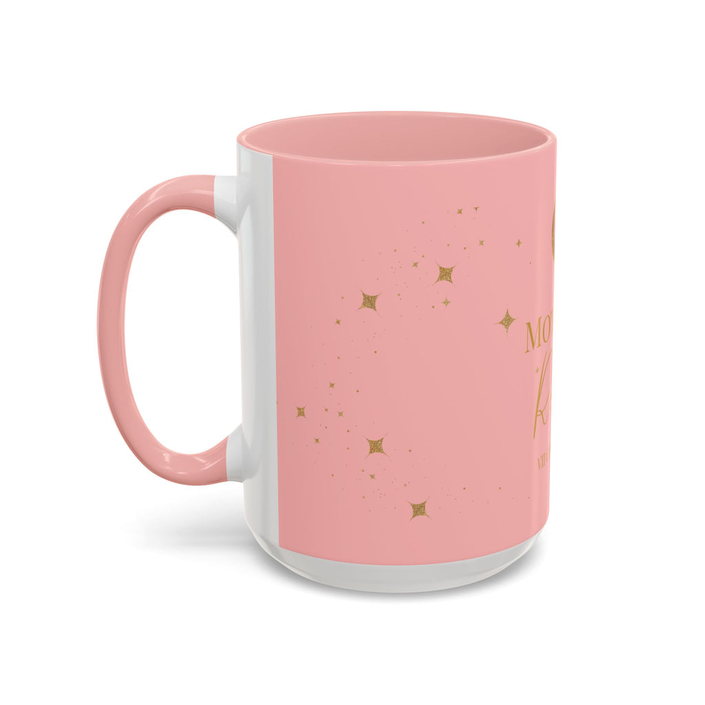 Mother's Reset Moon Coffee Mug — Pink Accent Celestial 11/15oz