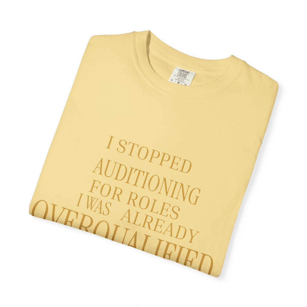 Overqualified to Leave- oversized t shirt