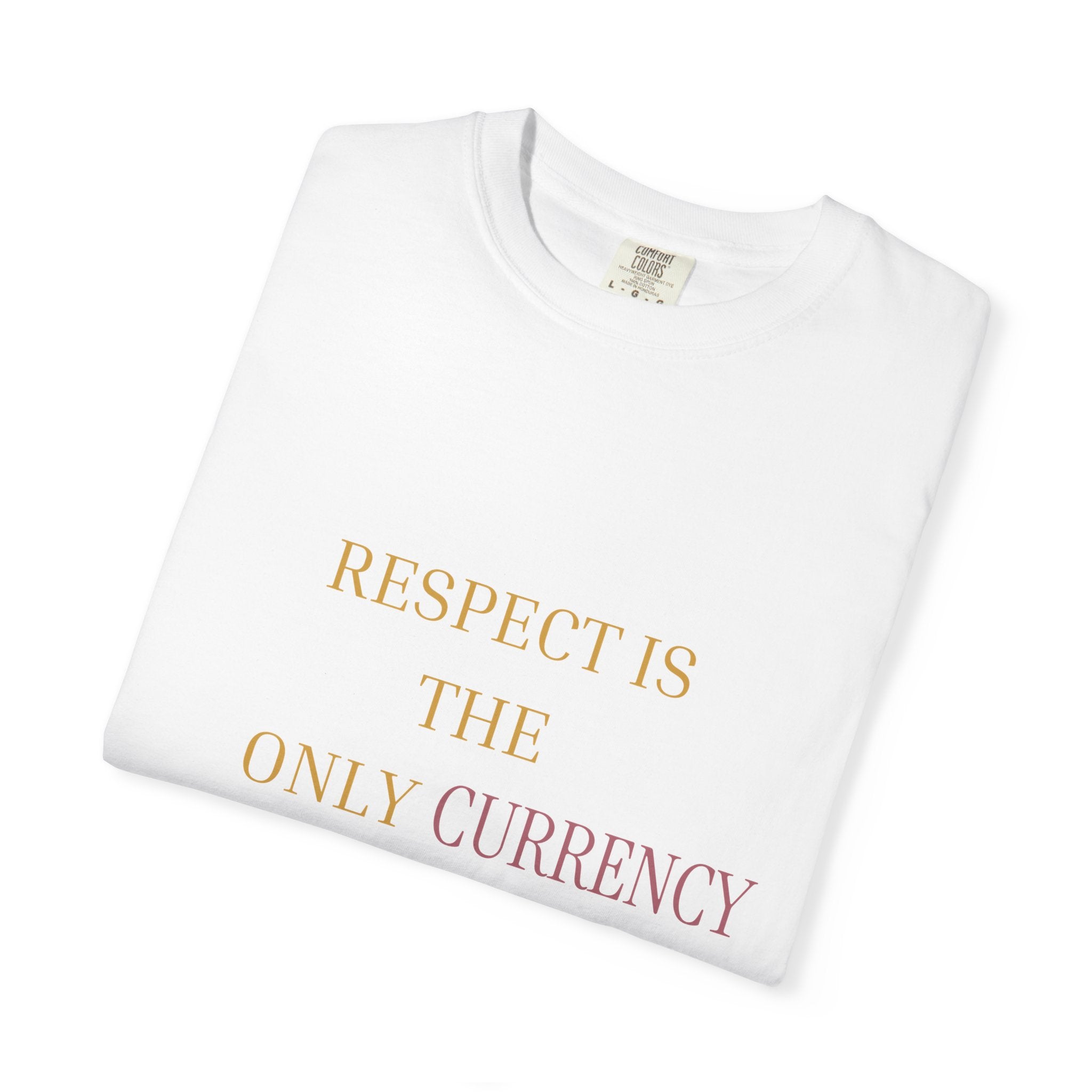 Respect Is the Only Currency Oversized t- shirt