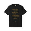 I Refuse to Abandon Myself- oversized t-shirt