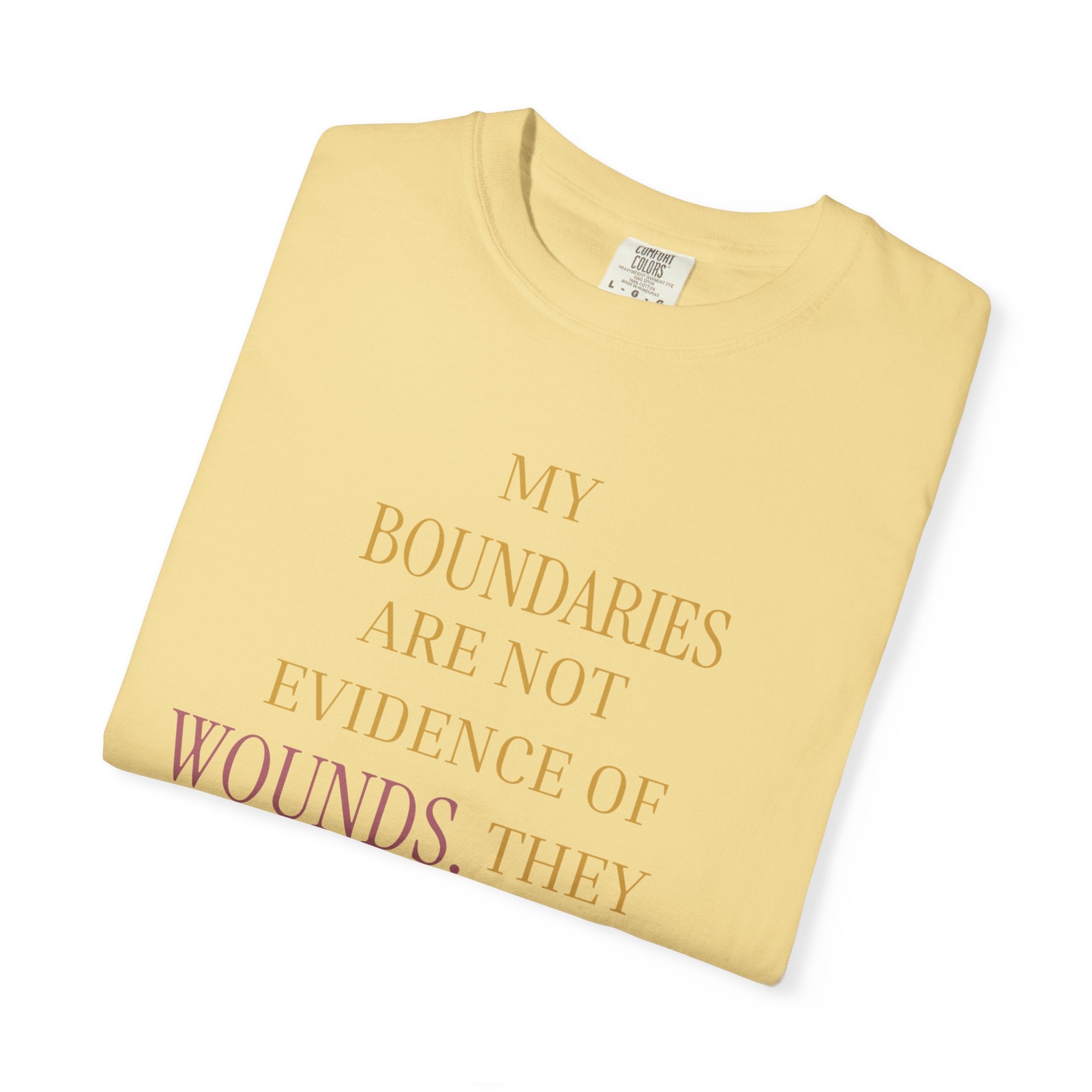 My Boundaries Are Evidence of Healing- oversized t shirt