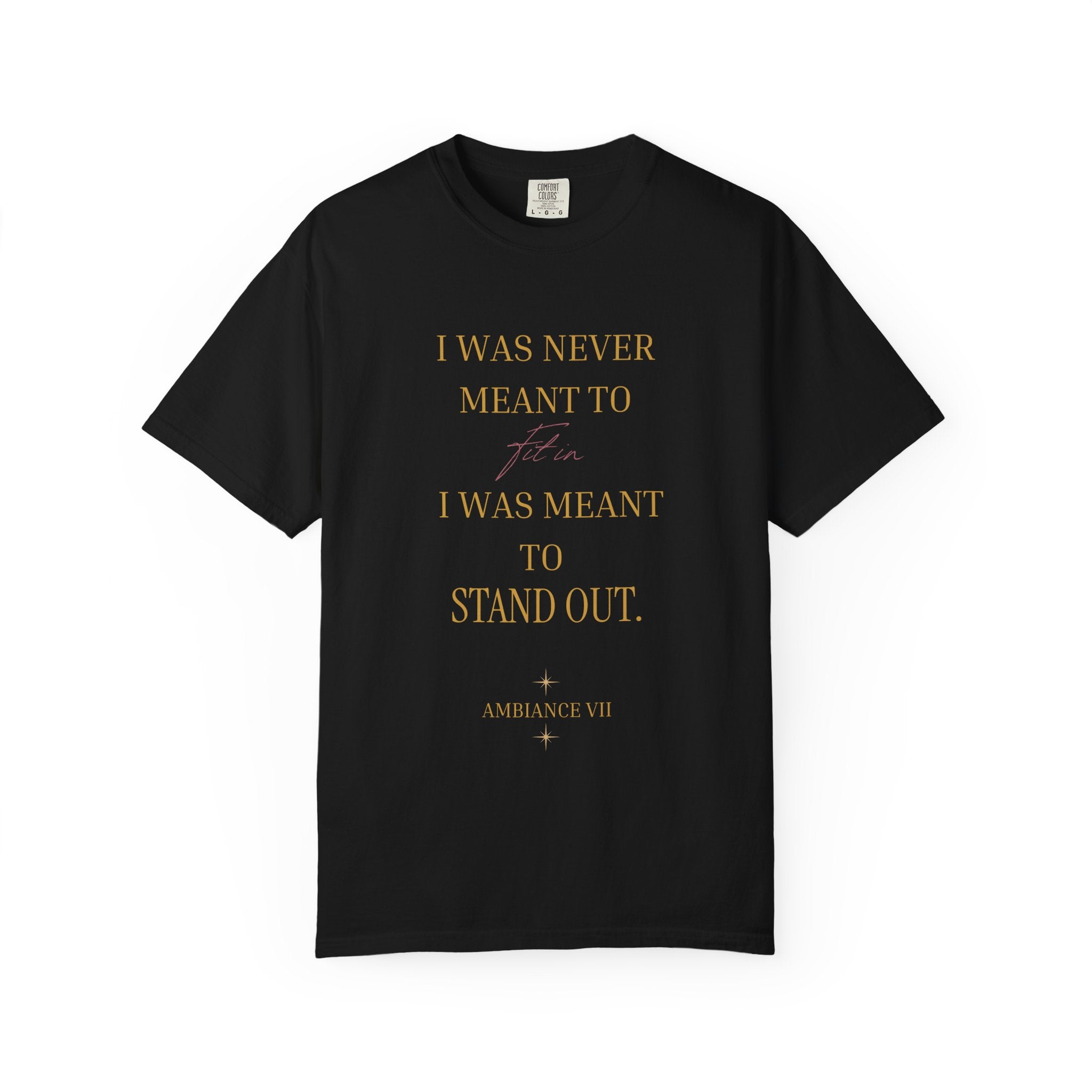 “I Was Never Meant to Fit IN ”OVERSIZED T SHIRT