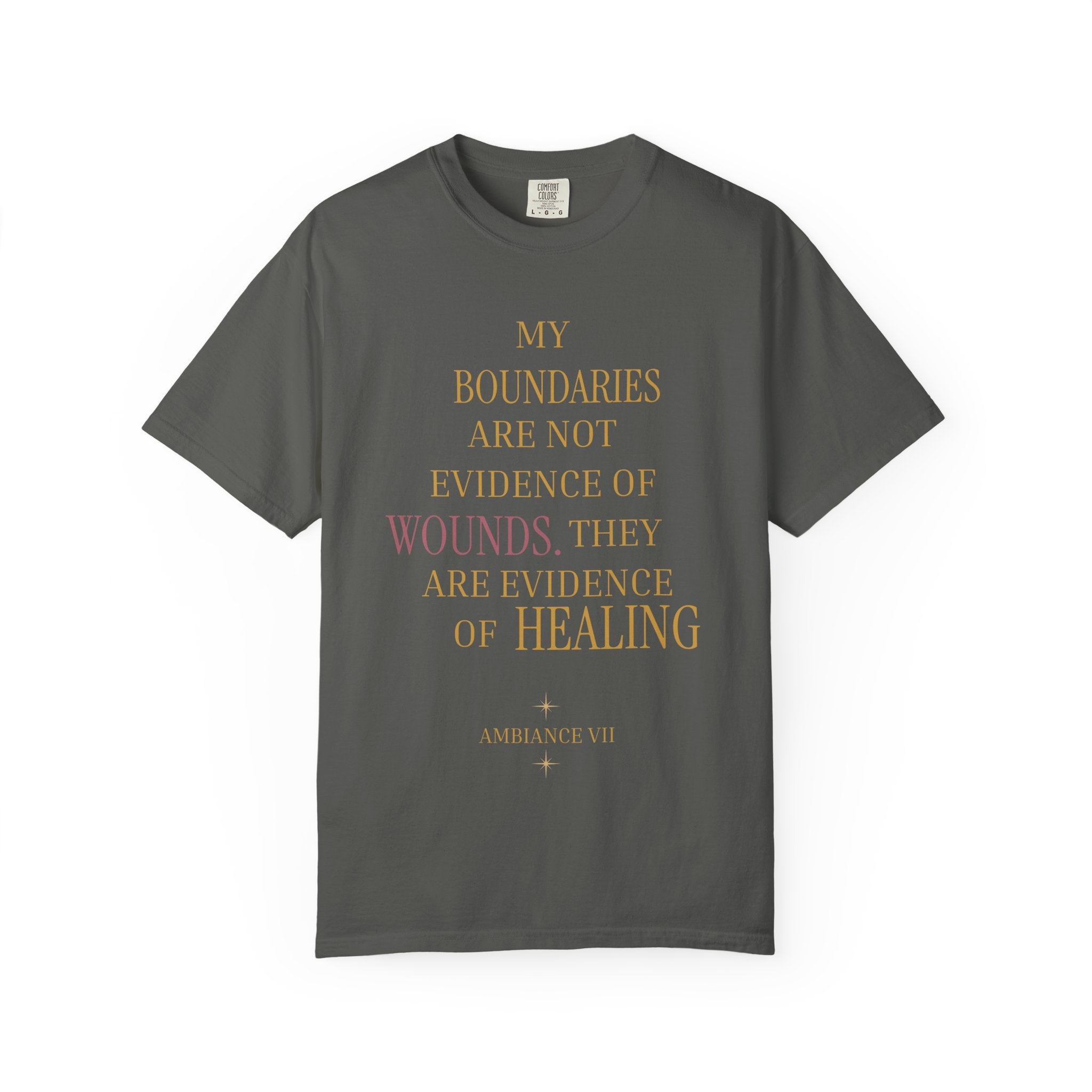 My Boundaries Are Evidence of Healing- oversized t shirt