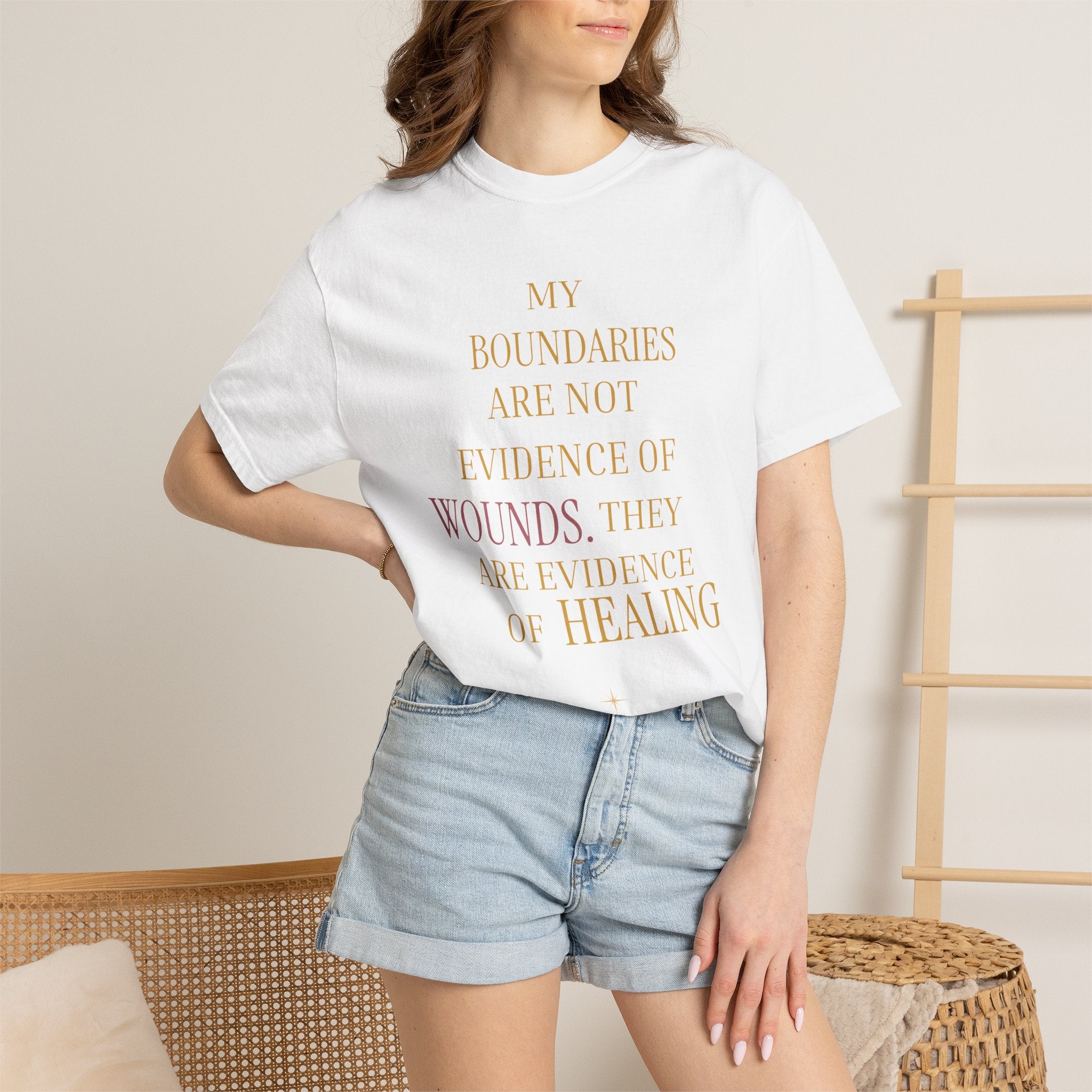 My Boundaries Are Evidence of Healing- oversized t shirt