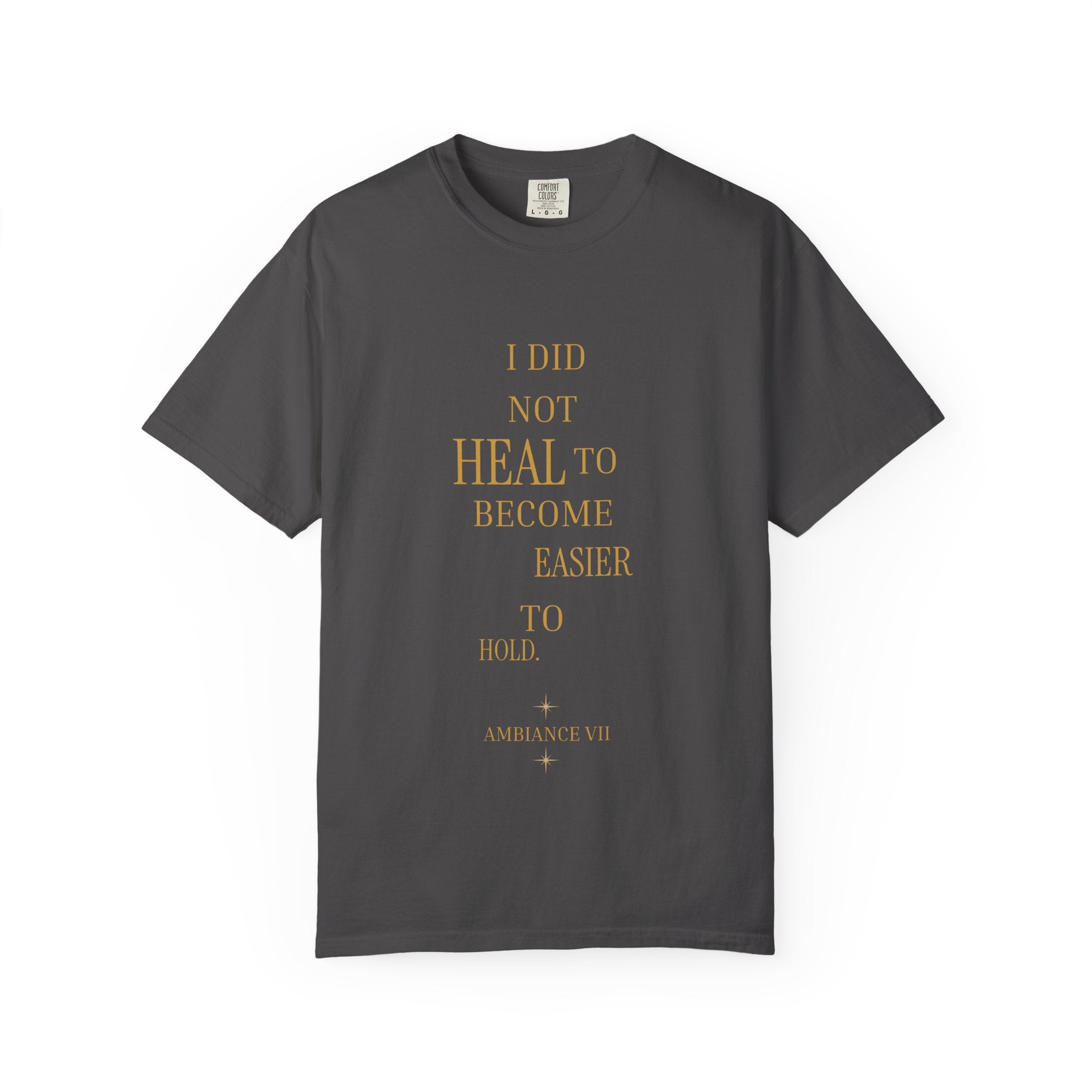 I Did Not Heal to Become Easier to Hold- oversized t-shirt