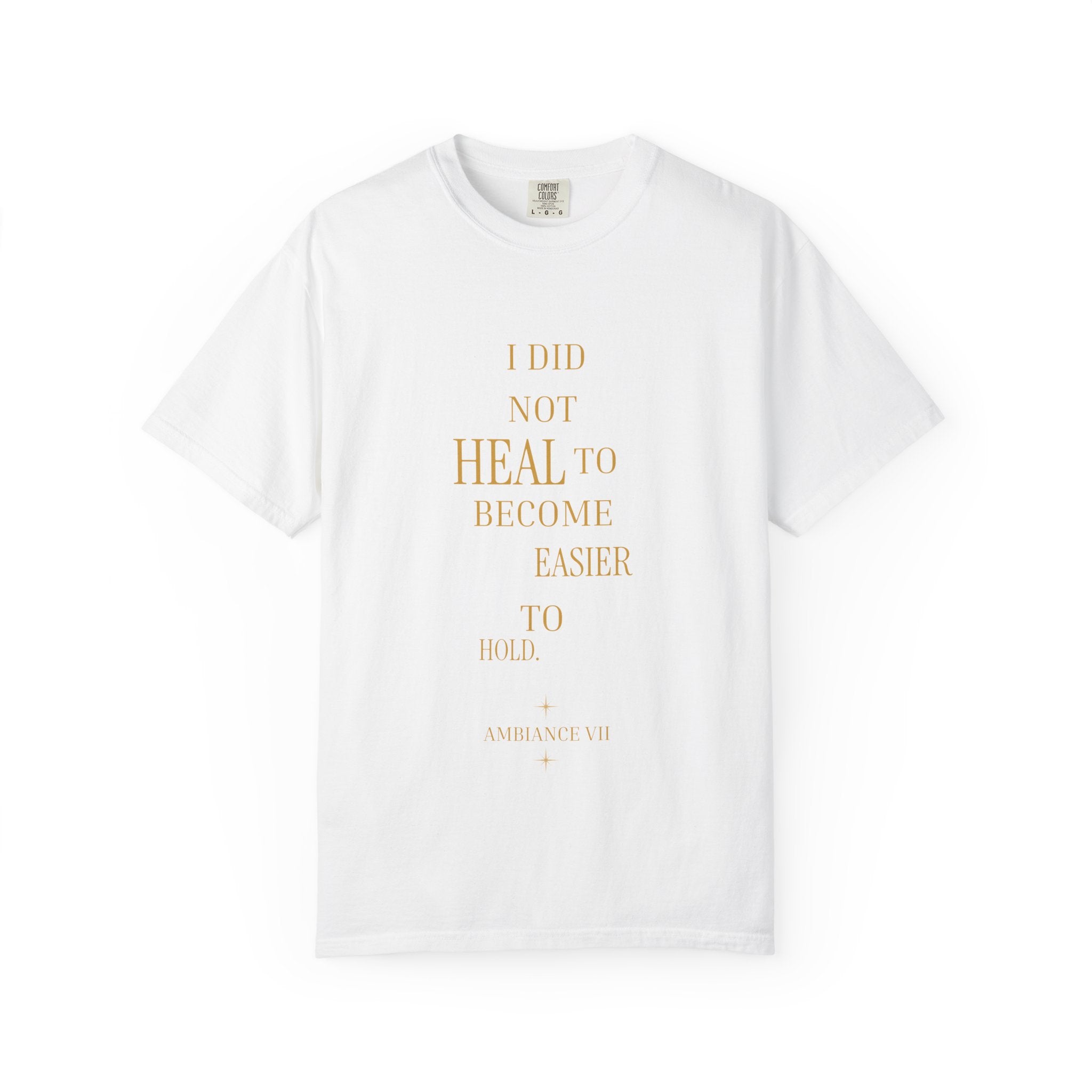 I Did Not Heal to Become Easier to Hold- oversized t-shirt