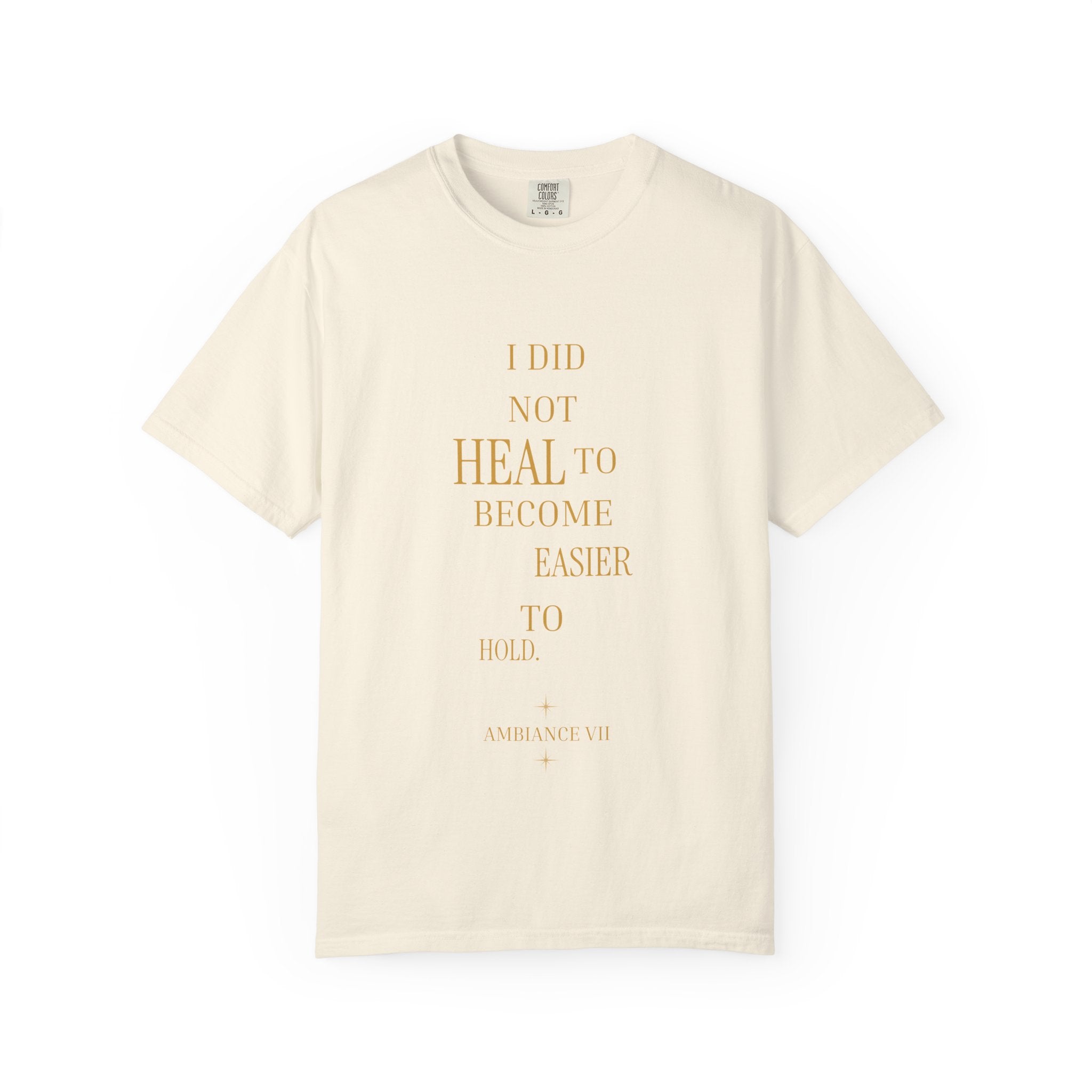 I Did Not Heal to Become Easier to Hold- oversized t-shirt