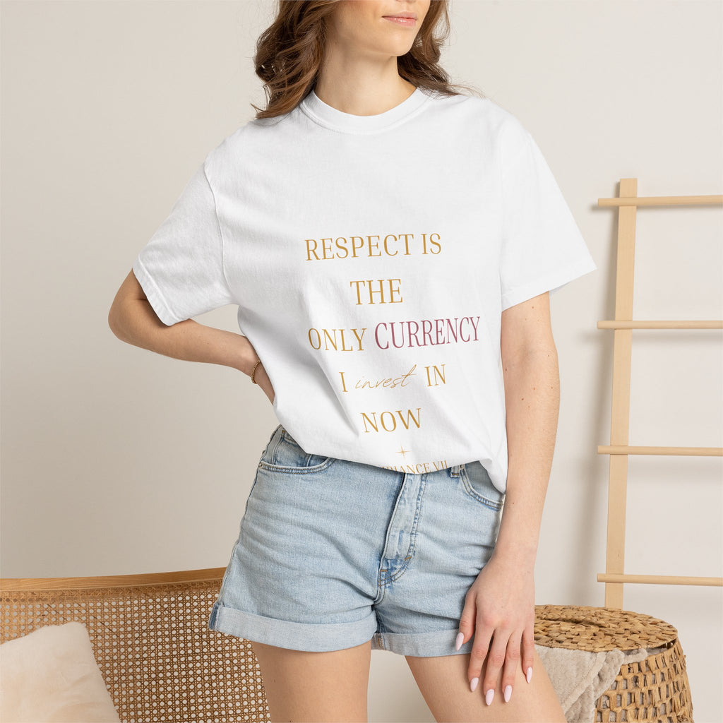 Respect Is the Only Currency Oversized t- shirt