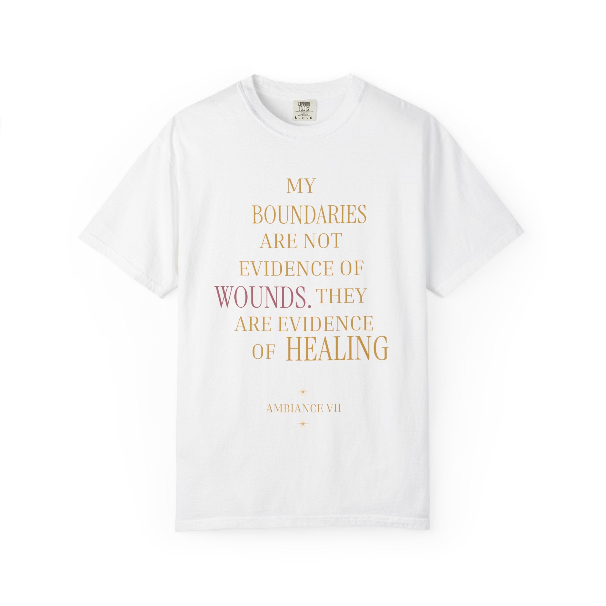 My Boundaries Are Evidence of Healing- oversized t shirt