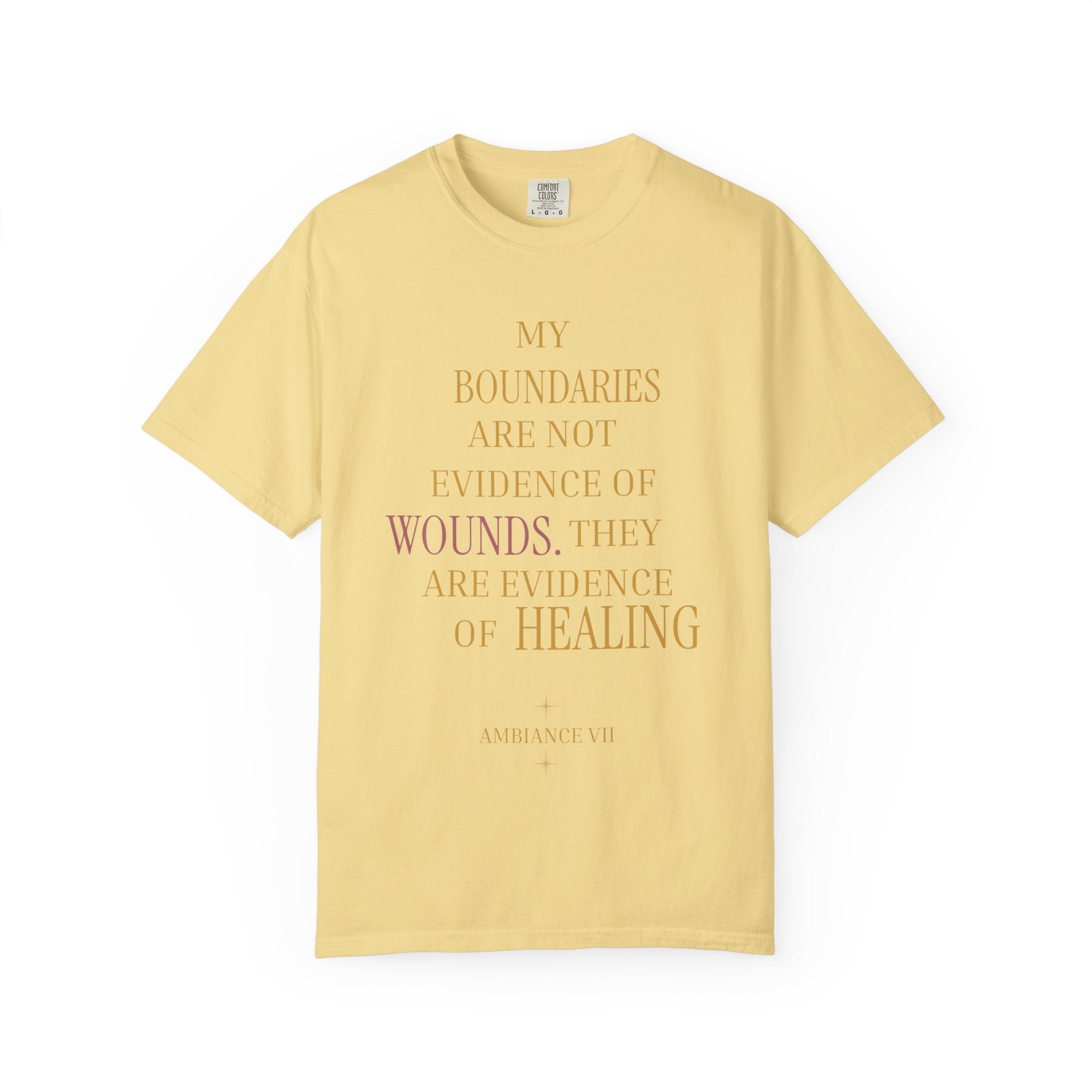 My Boundaries Are Evidence of Healing- oversized t shirt