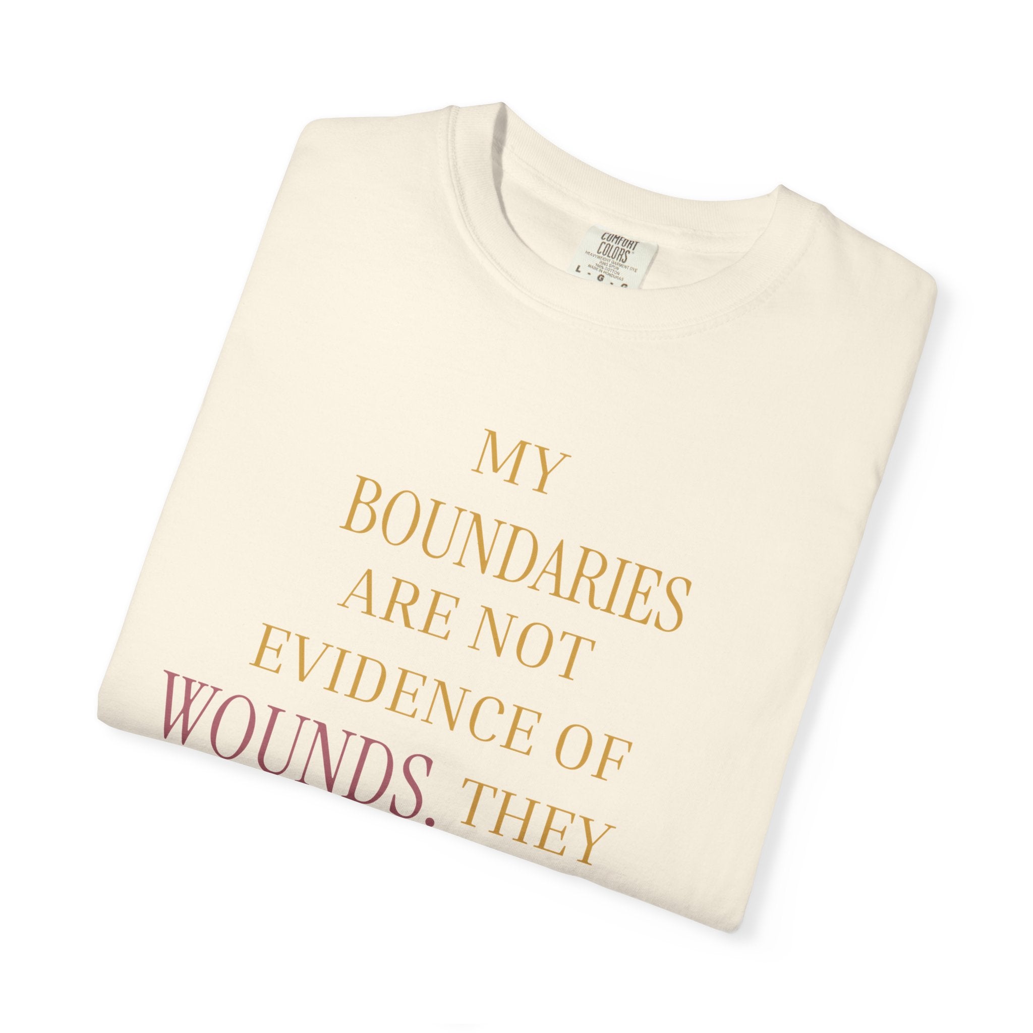 My Boundaries Are Evidence of Healing- oversized t shirt