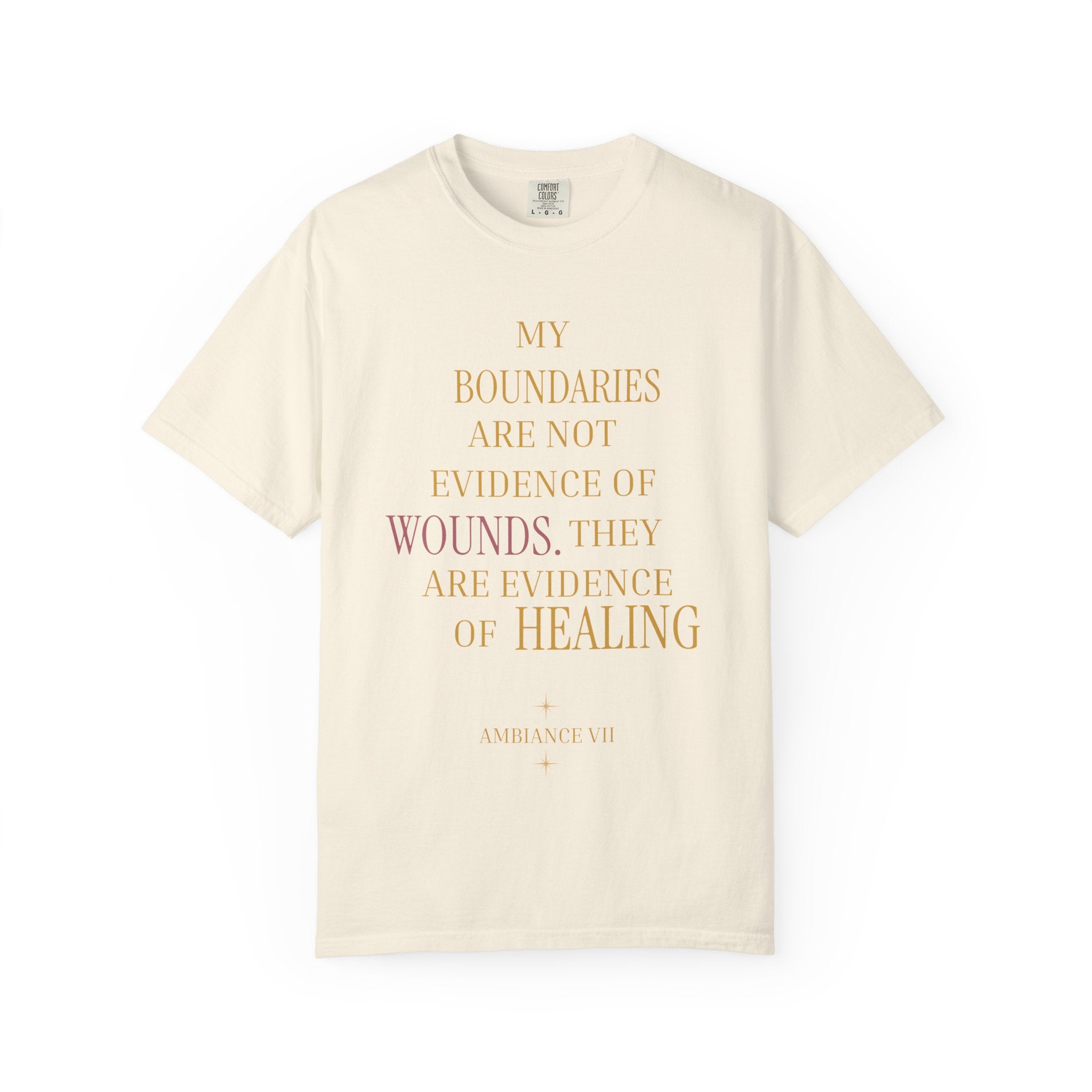 My Boundaries Are Evidence of Healing- oversized t shirt