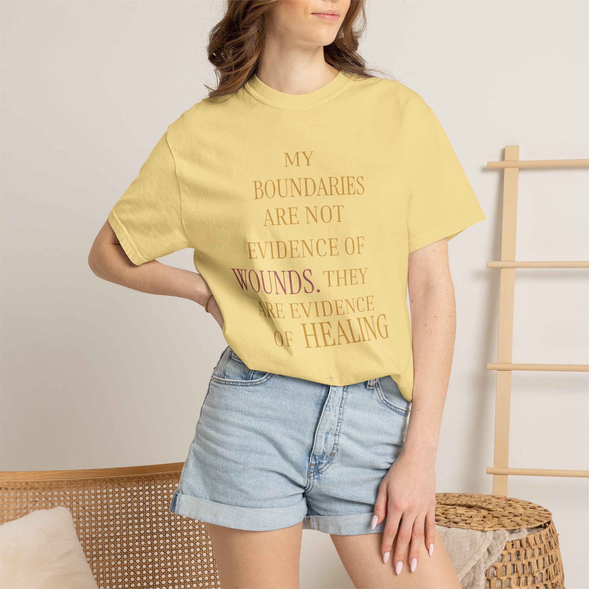 My Boundaries Are Evidence of Healing- oversized t shirt