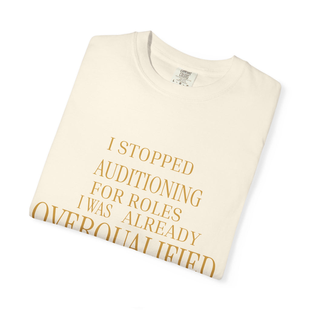 Overqualified to Leave- oversized t shirt