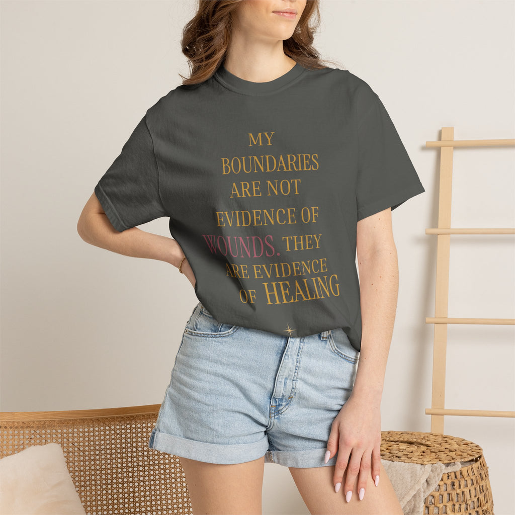 My Boundaries Are Evidence of Healing- oversized t shirt