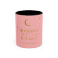 Mother's Reset Moon Coffee Mug — Pink Accent Celestial 11/15oz