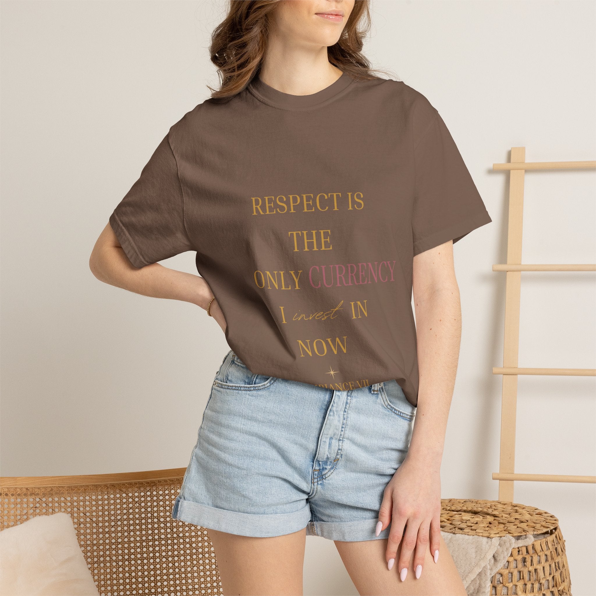 Respect Is the Only Currency Oversized t- shirt
