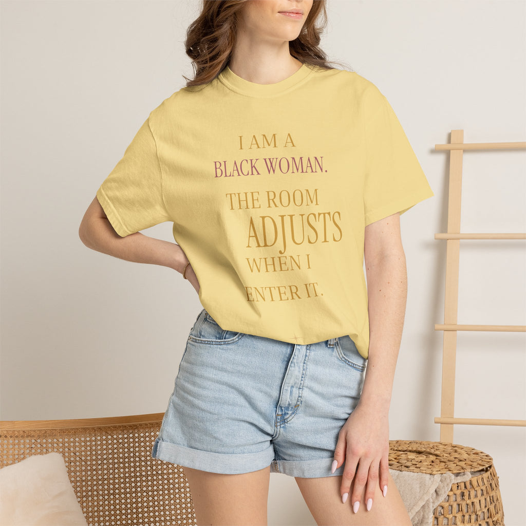 I Am A Black Woman, The Room Adjusts- OVERSIZED TSHIRT