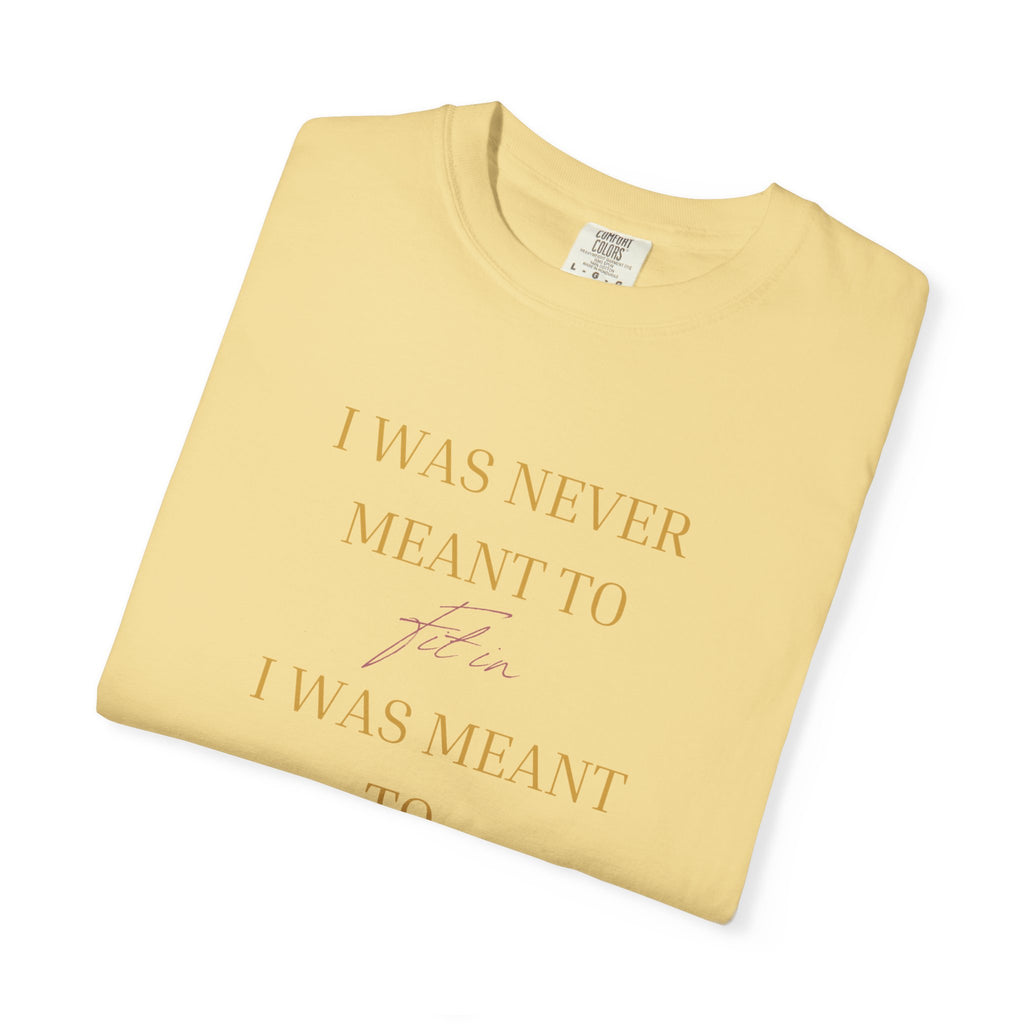 “I Was Never Meant to Fit IN ”OVERSIZED T SHIRT