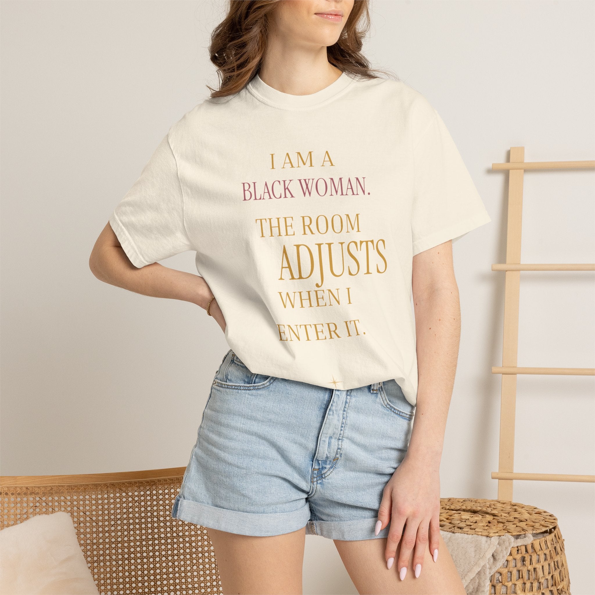 I Am A Black Woman, The Room Adjusts- OVERSIZED TSHIRT