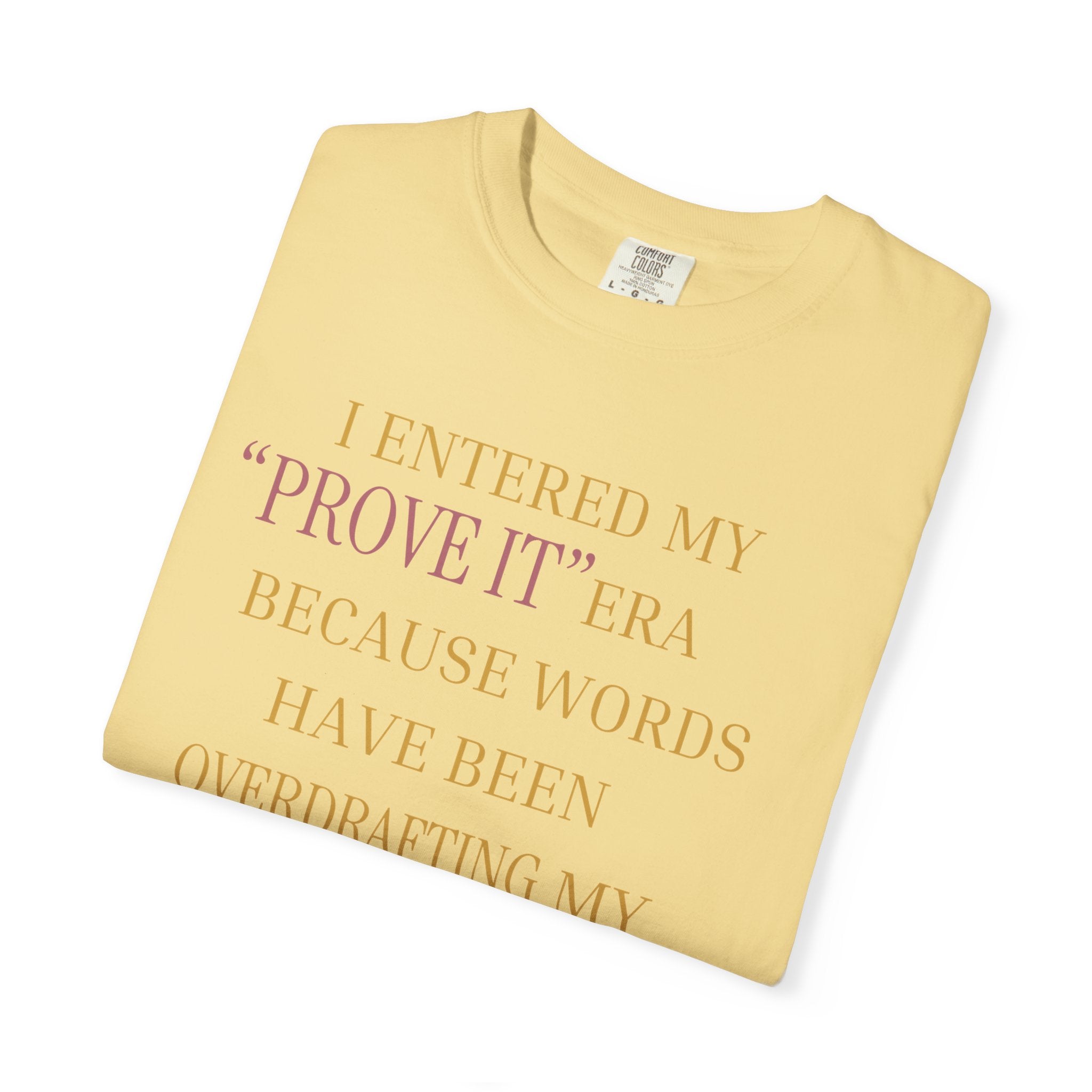 I ENTERED MY "PROVE IT" ERA- OVERSIZED T-SHIRT