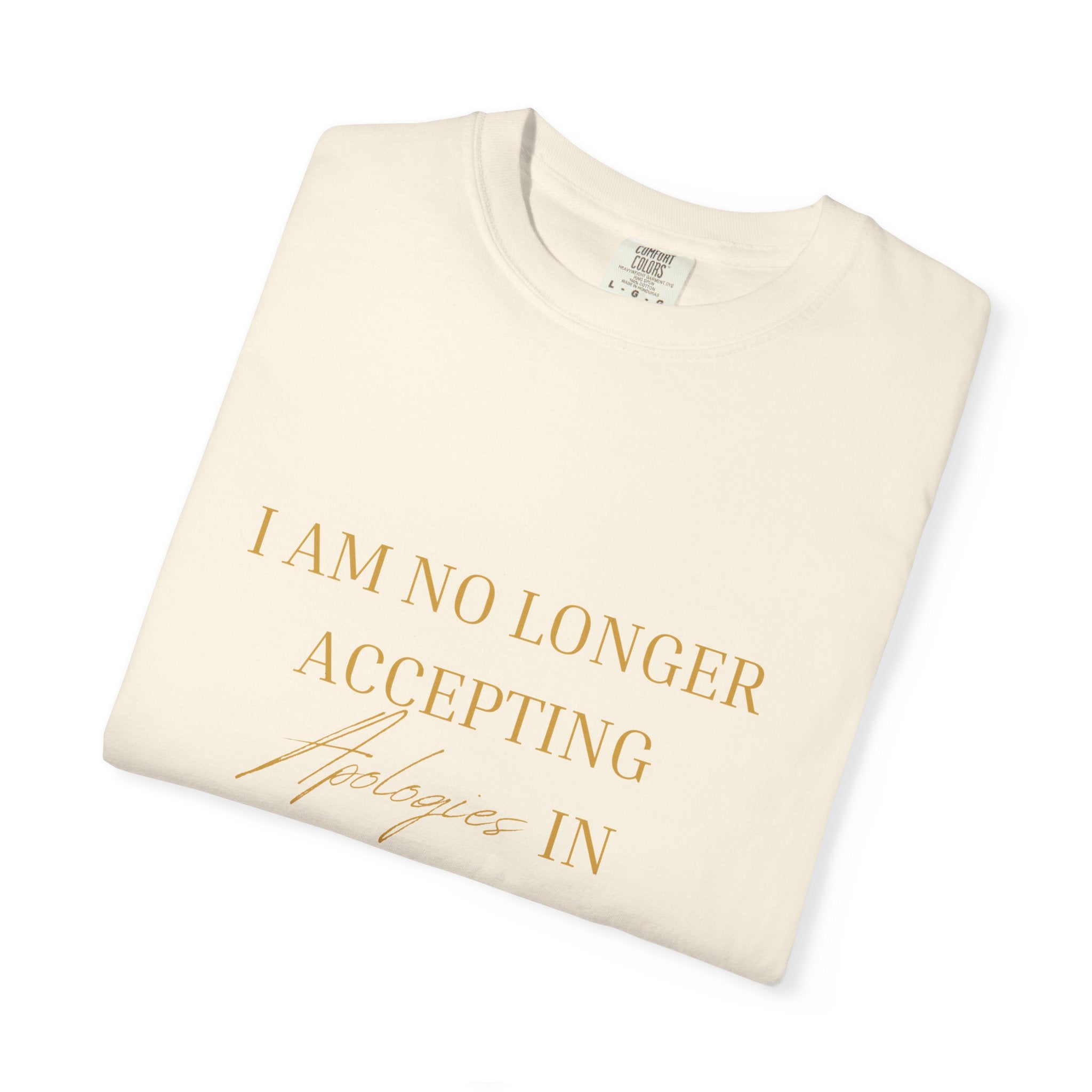 T-Shirt — "I Am No Longer Accepting"