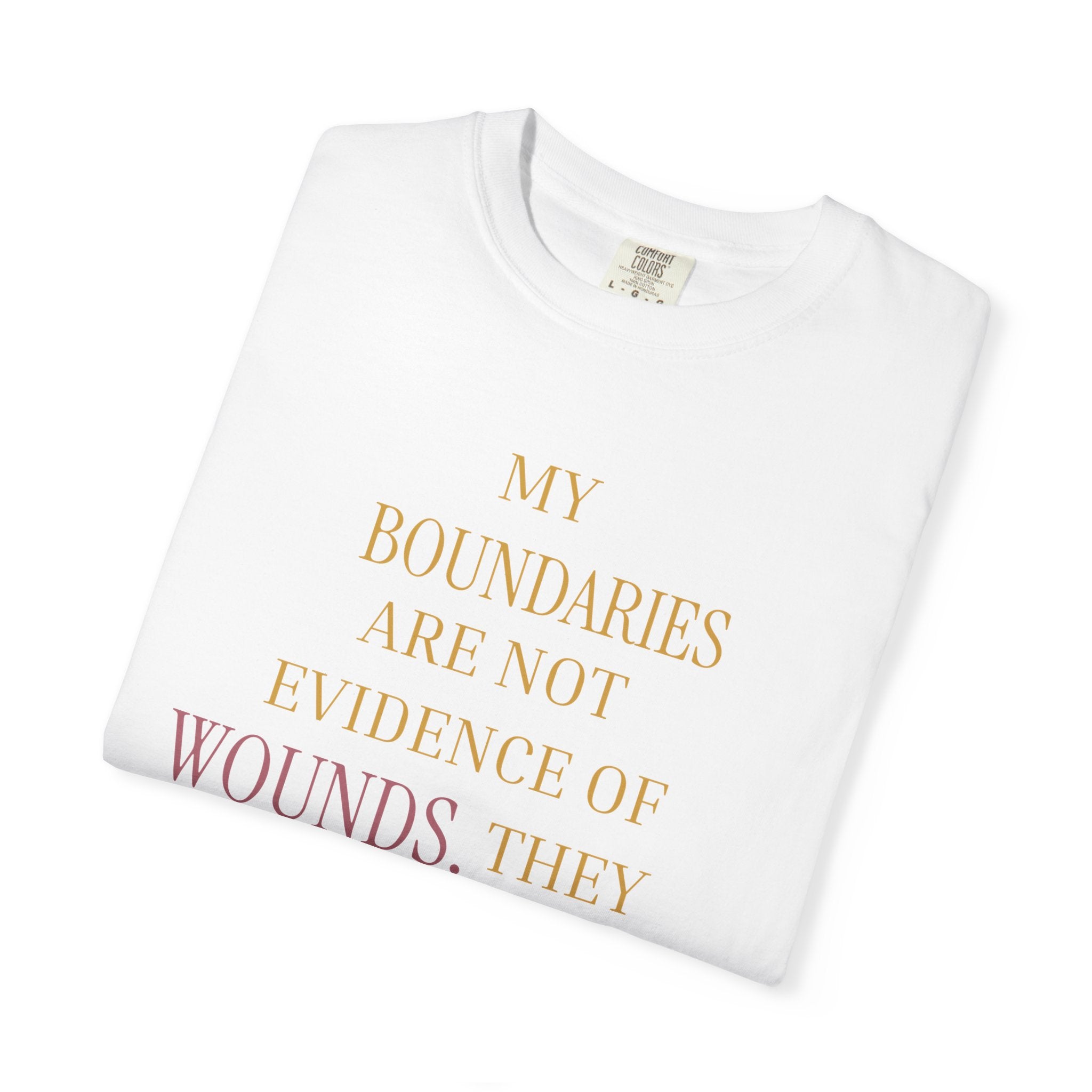 My Boundaries Are Evidence of Healing- oversized t shirt