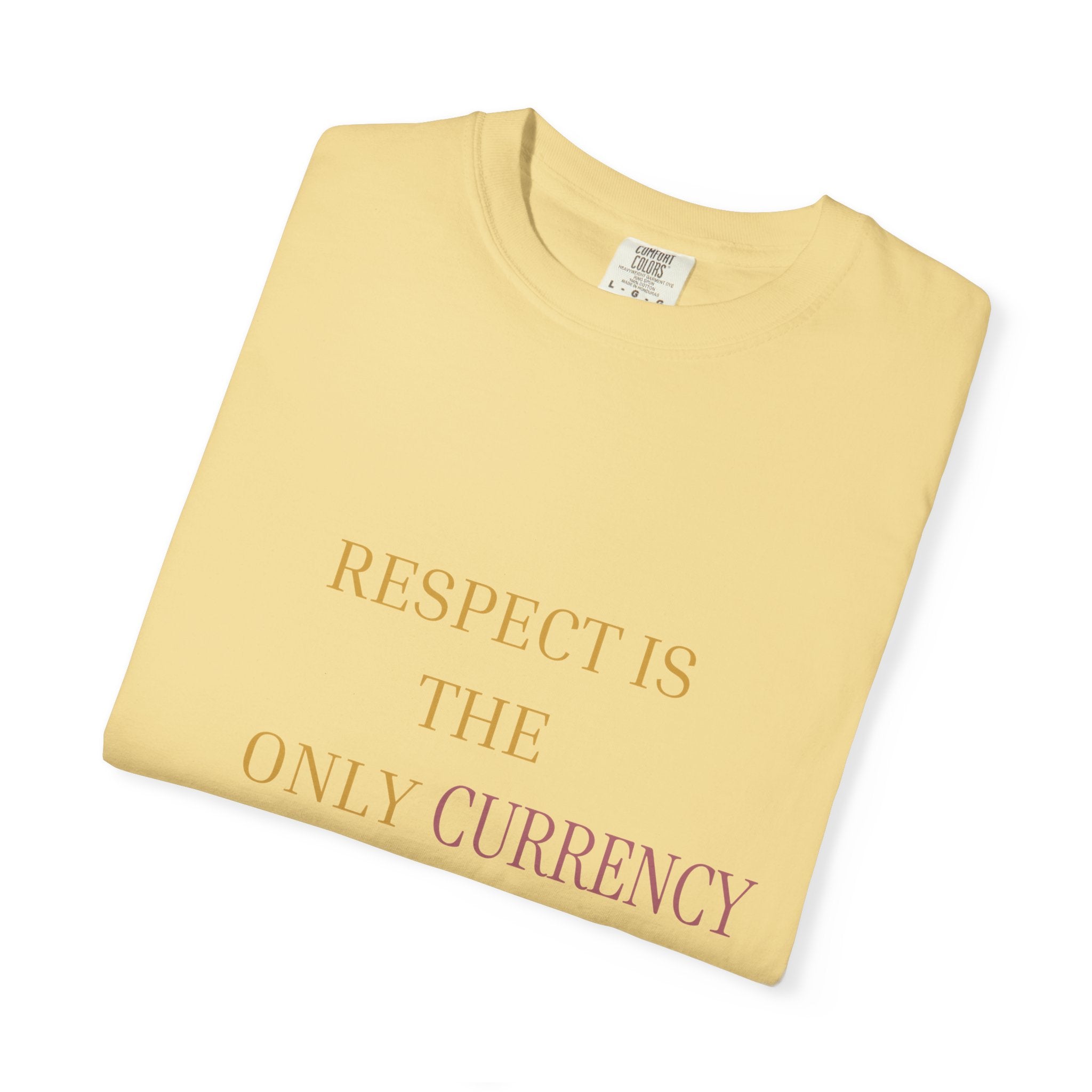 Respect Is the Only Currency Oversized t- shirt