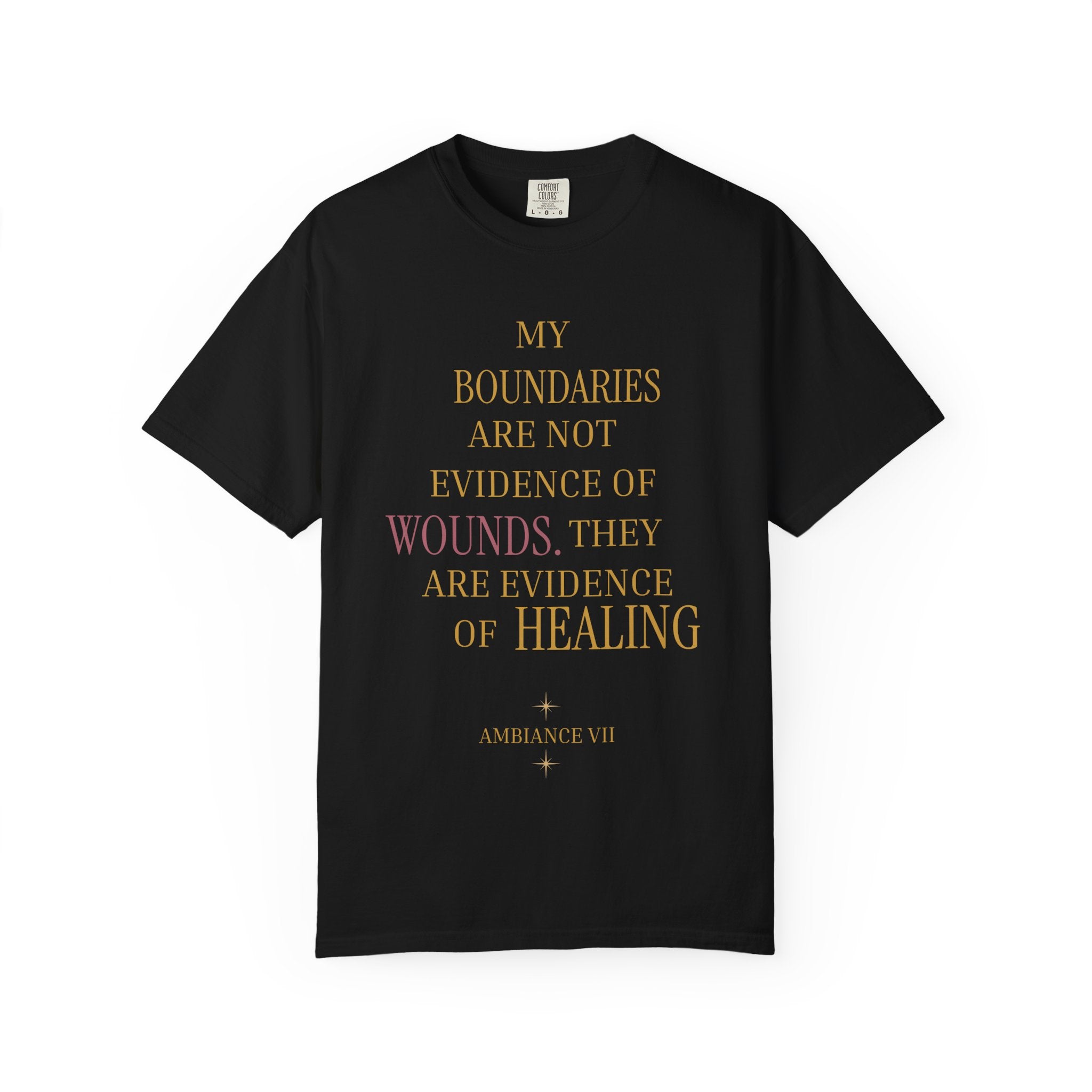 My Boundaries Are Evidence of Healing- oversized t shirt
