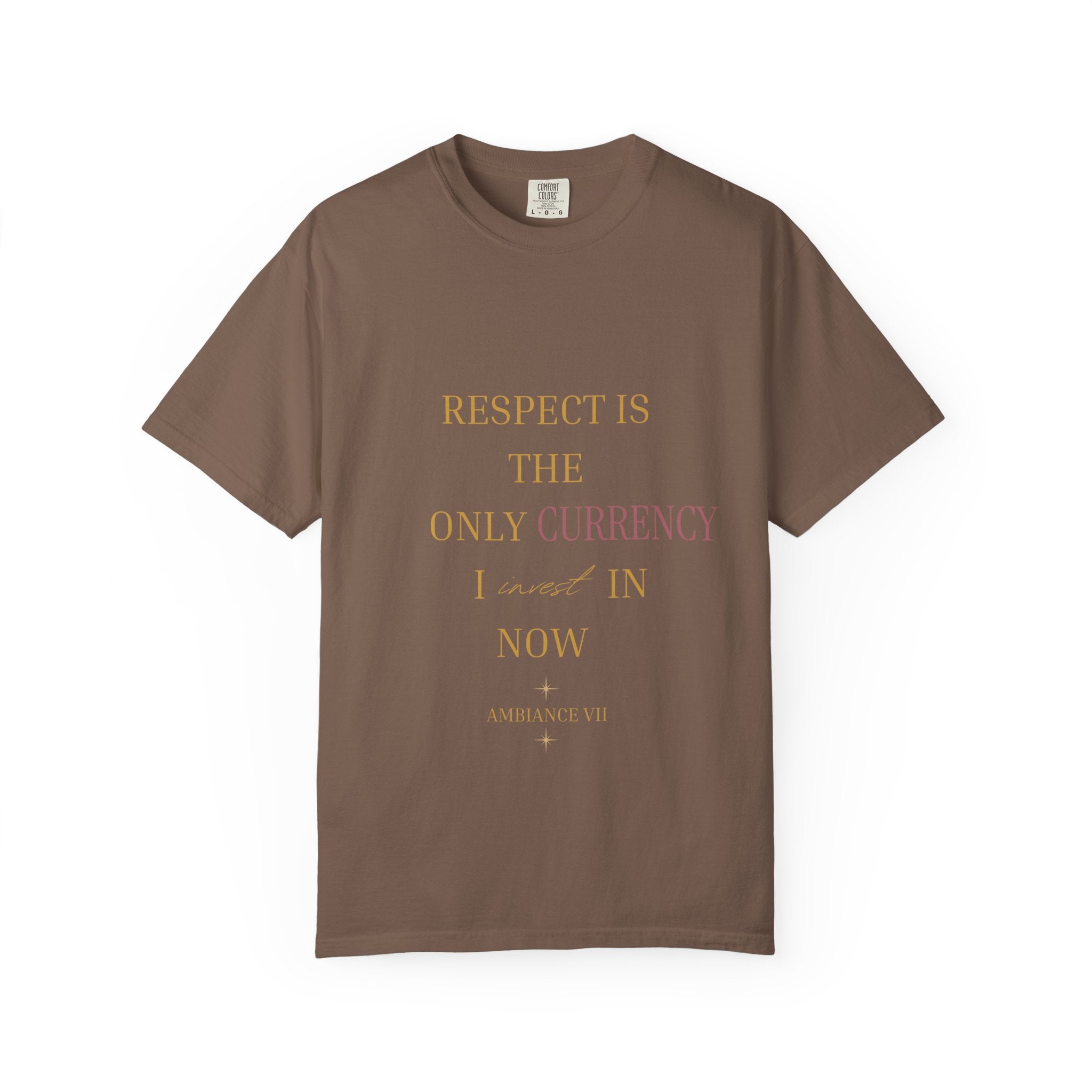 Respect Is the Only Currency Oversized t- shirt